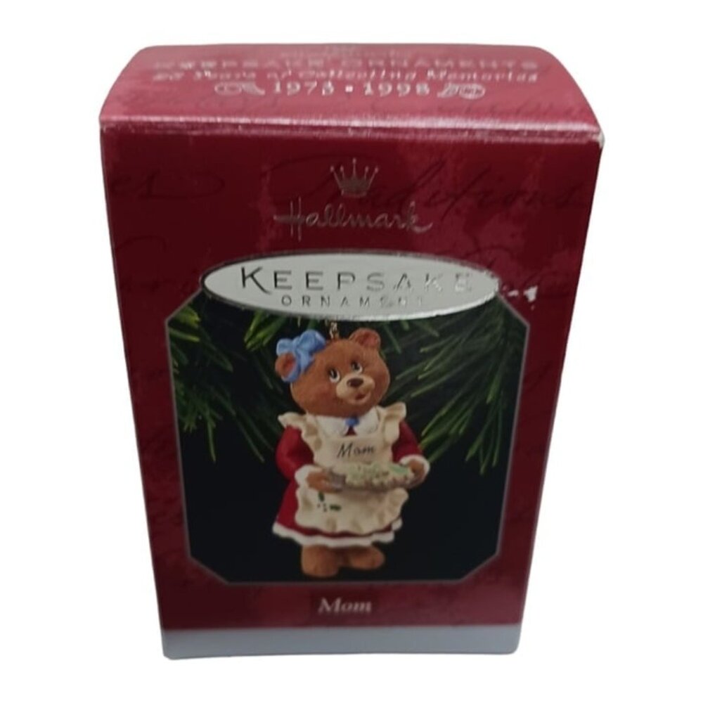 Hallmark & carlton vtg lot of 9 hand crafted ornaments bears - Picture 3 of 10